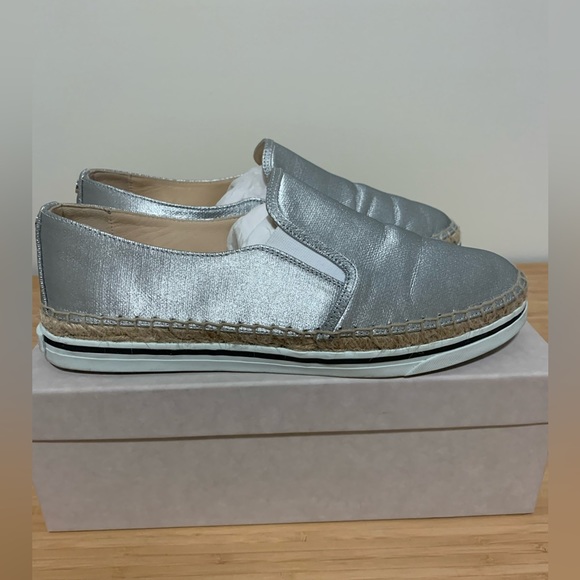 Jimmy choo dawn espadrilles in silver - Picture 4 of 7